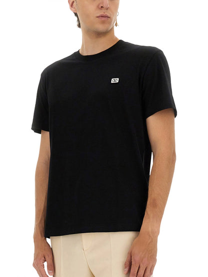 Valentino Men T-Shirt With Signature Vlogo by Luosophy