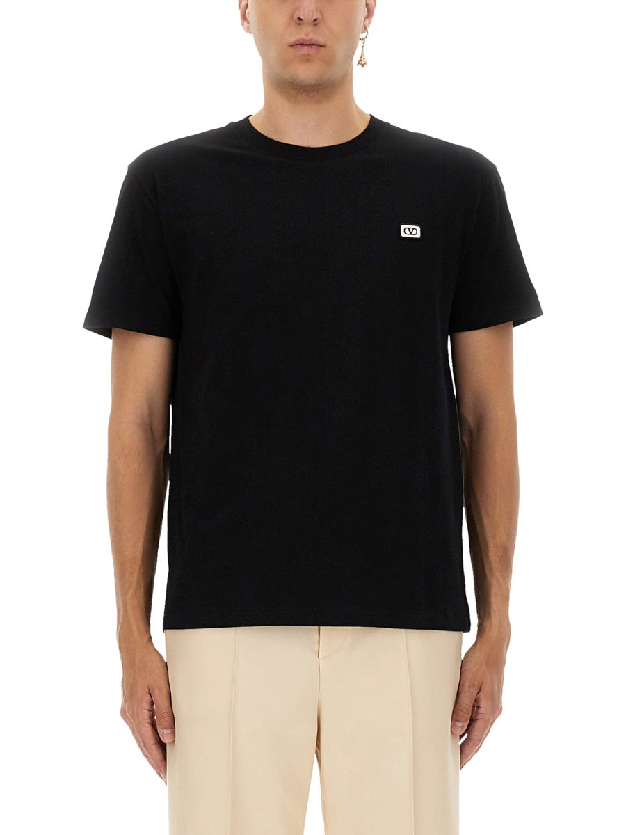 Valentino Men T-Shirt With Signature Vlogo by Luosophy