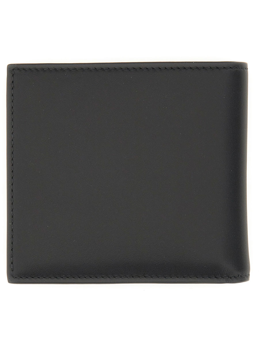 Alexander Mcqueen Men Bifold Wallet With Logo by Luosophy
