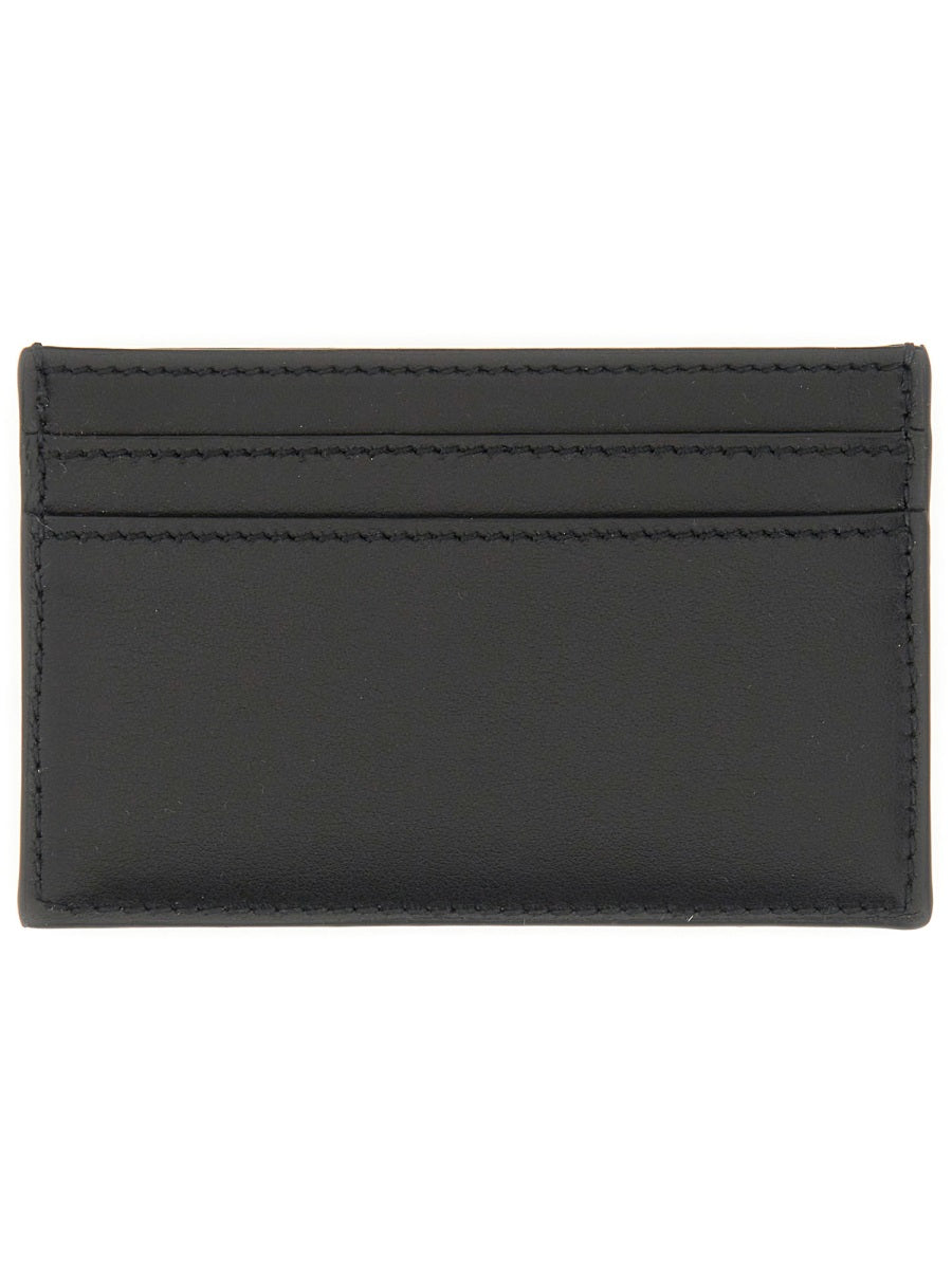 Alexander Mcqueen Men Card Holder With Logo by Luosophy