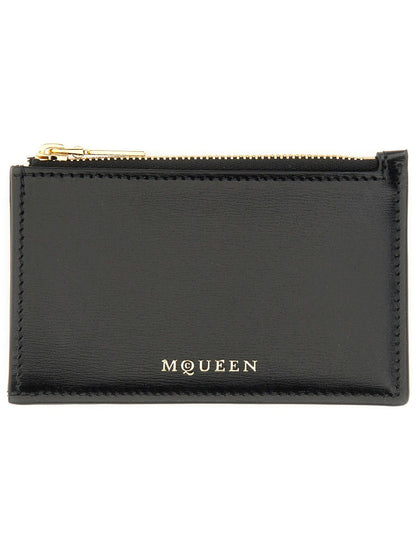 Alexander Mcqueen Women Zippered Card Holder by Luosophy