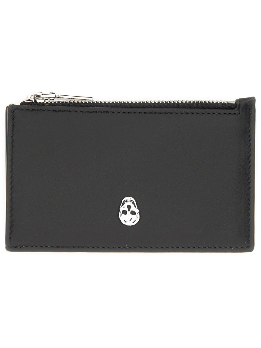 Alexander Mcqueen Men Card Holder "Skull" by Luosophy
