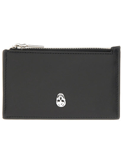 Alexander Mcqueen Men Card Holder "Skull" by Luosophy