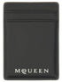 Alexander Mcqueen Men Magnetic Card Holder With Logo by Luosophy