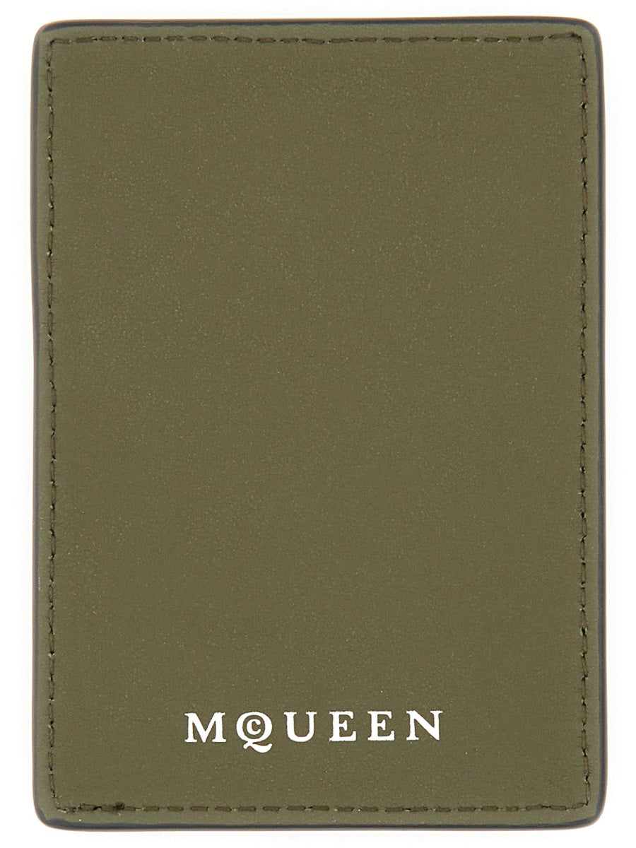 Alexander Mcqueen Men Magnetic Card Holder "Skull" by Luosophy