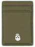 Alexander Mcqueen Men Magnetic Card Holder "Skull" by Luosophy