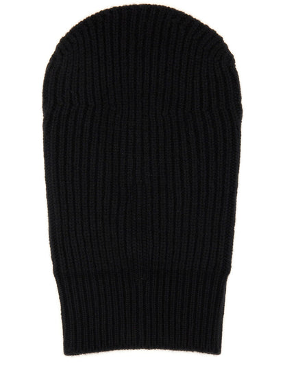 Rick Owens Men Knitted Balaclava by Luosophy