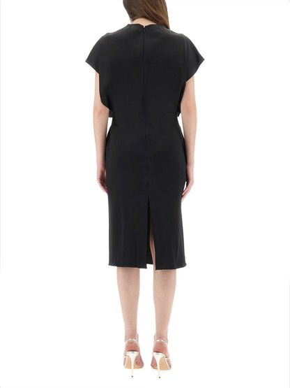Stella Mccartney Women Midi Dress With Wing Sleeves by Luosophy