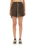 Rick Owens Women Viscose And Cupro Shorts by Luosophy