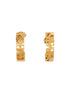 Versace Women Logo Hoop Earrings by Luosophy