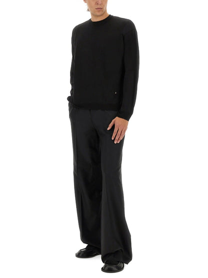 Moschino Men Wool And Silk Pullover by Luosophy