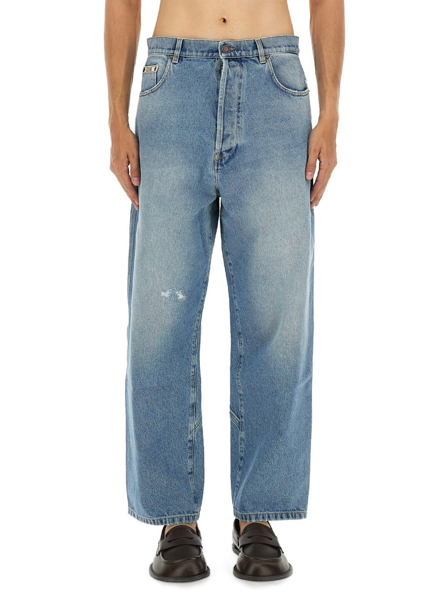 Moschino Men Cotton Denim Jeans by Luosophy