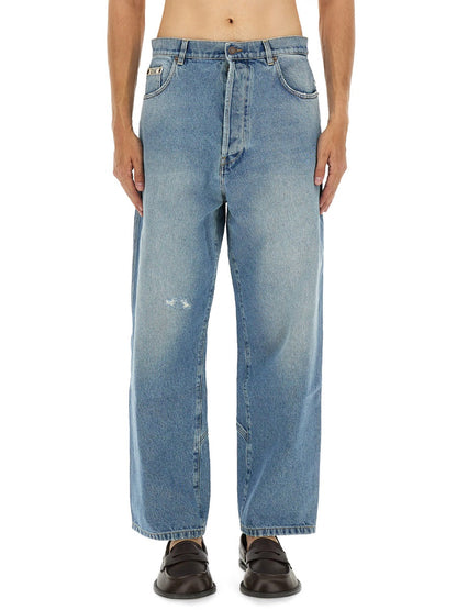 Moschino Men Cotton Denim Jeans by Luosophy