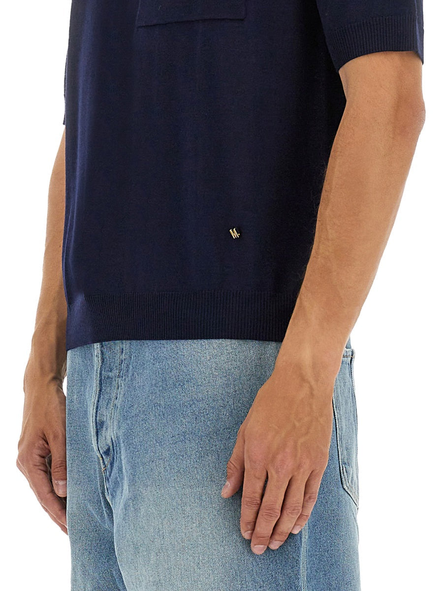 Moschino Men Wool And Silk Sweater by Luosophy