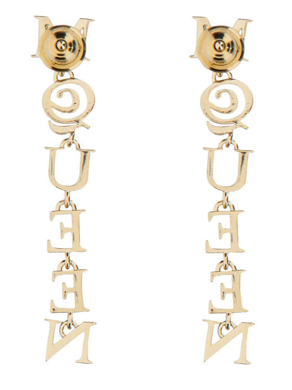 Alexander Mcqueen Women Logo Earrings by Luosophy