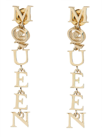 Alexander Mcqueen Women Logo Earrings by Luosophy