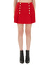 Balmain Women Wool Mini Skirt by Luosophy