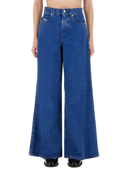 Marni Women Denim Wide Leg Jeans by Luosophy