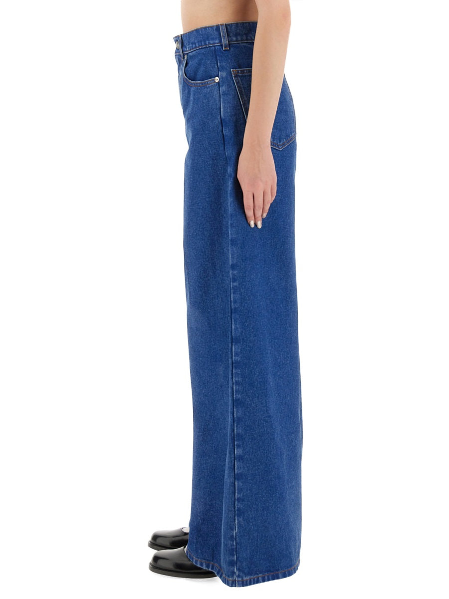Marni Women Denim Wide Leg Jeans by Luosophy