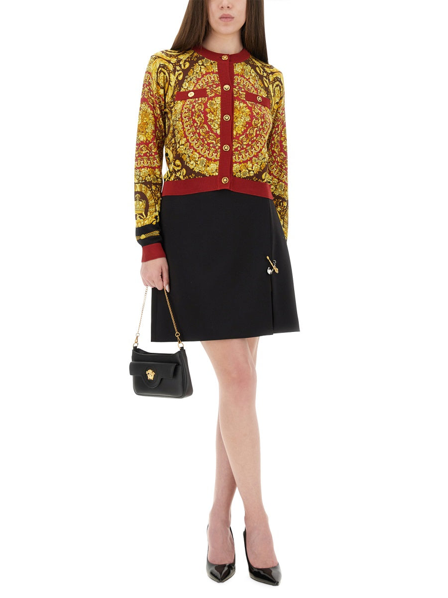 Versace Women Baroque Silk Knit Cardigan by Luosophy
