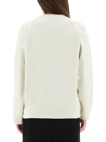 Marni Women White Cotton Sweatshirt With Tulip Print by Luosophy