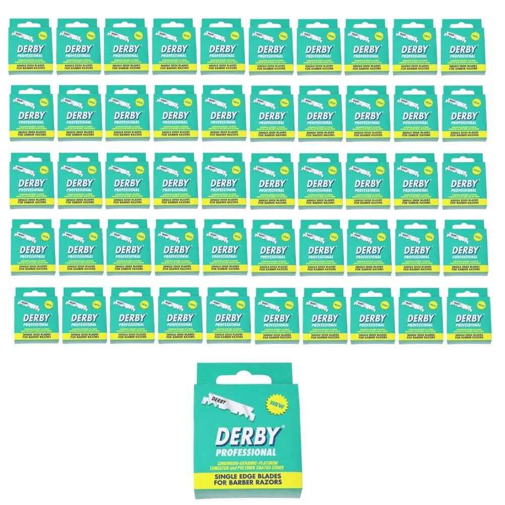 Derby Professional Single Edge Razor Blades Hanging - Multipack