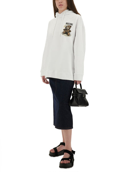 Moschino Women Sweatshirt With "Teddy" Print by Luosophy