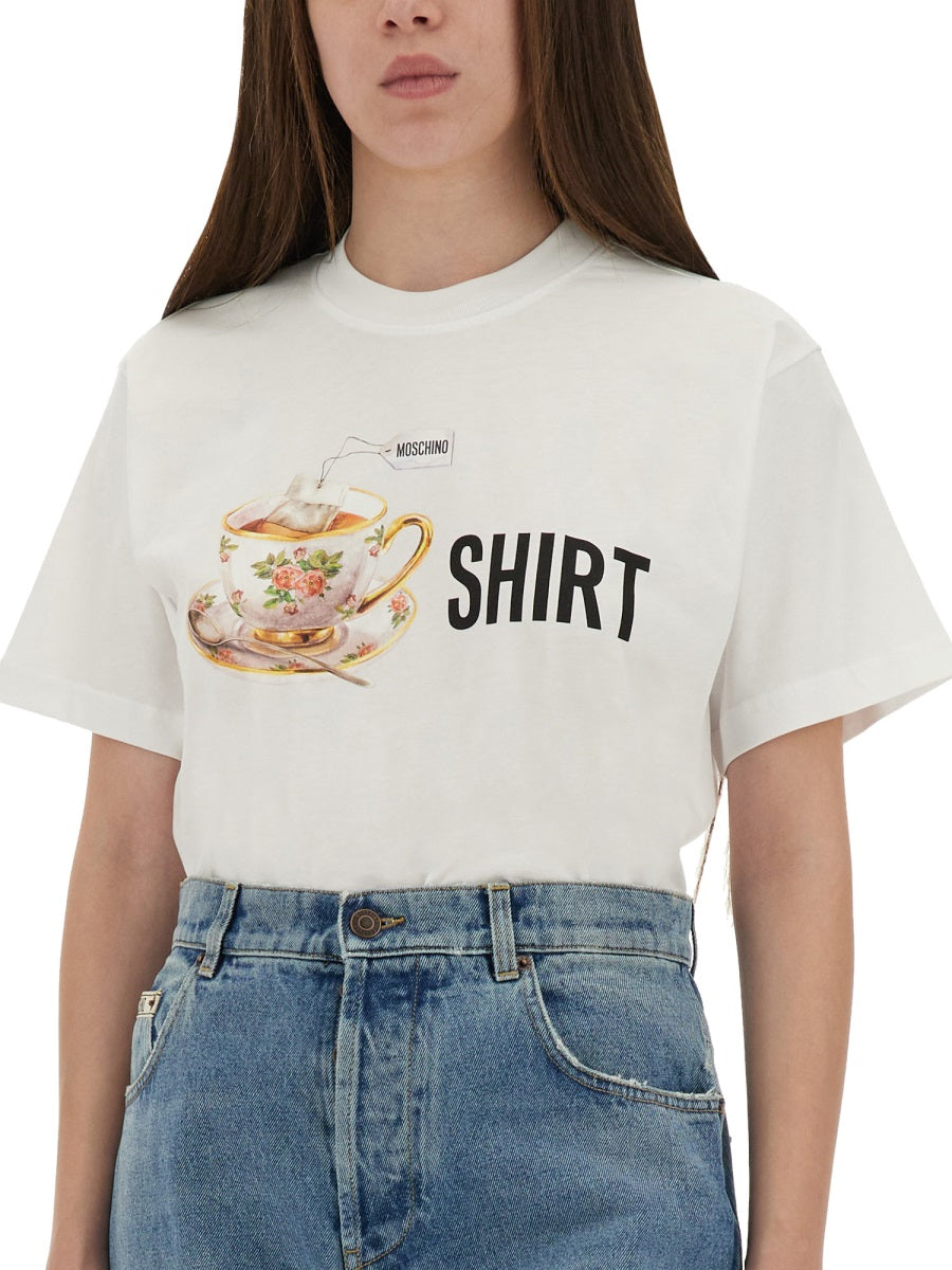 Moschino Women T-Shirt With Print by Luosophy