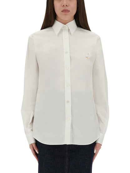 Moschino Women Shirt With "Goose" Embroidery by Luosophy