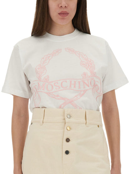 Moschino Women T-Shirt With Embroidery by Luosophy