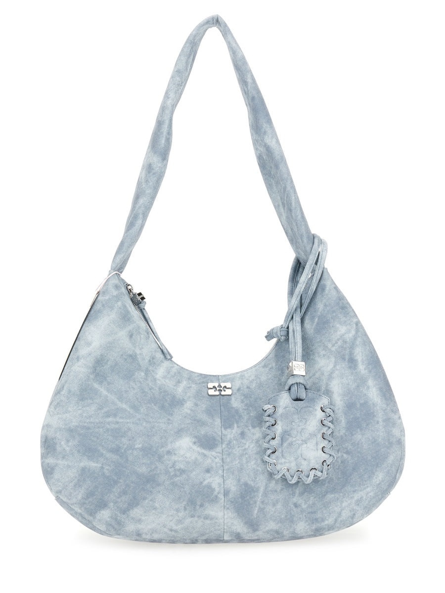 Ganni Women Medium "Bleached" Hobo Bag by Luosophy