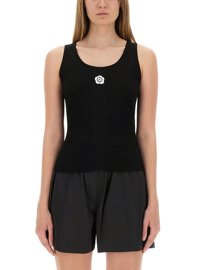 Kenzo Women Tank Top With Embroidery "Boke Flower 2.0" by Luosophy