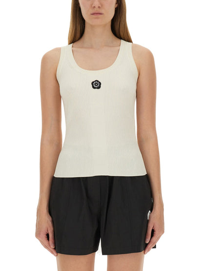 Kenzo Women Tank Top With Embroidery "Boke Flower 2.0" by Luosophy