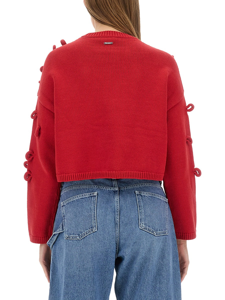 Jw Anderson Women Loop Cropped Jersey by Luosophy
