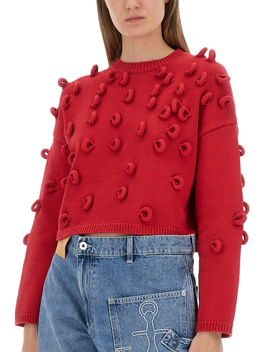 Jw Anderson Women Loop Cropped Jersey by Luosophy