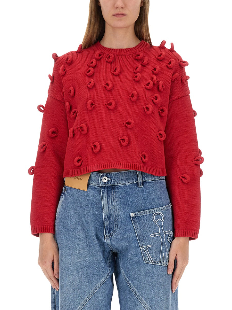 Jw Anderson Women Loop Cropped Jersey by Luosophy