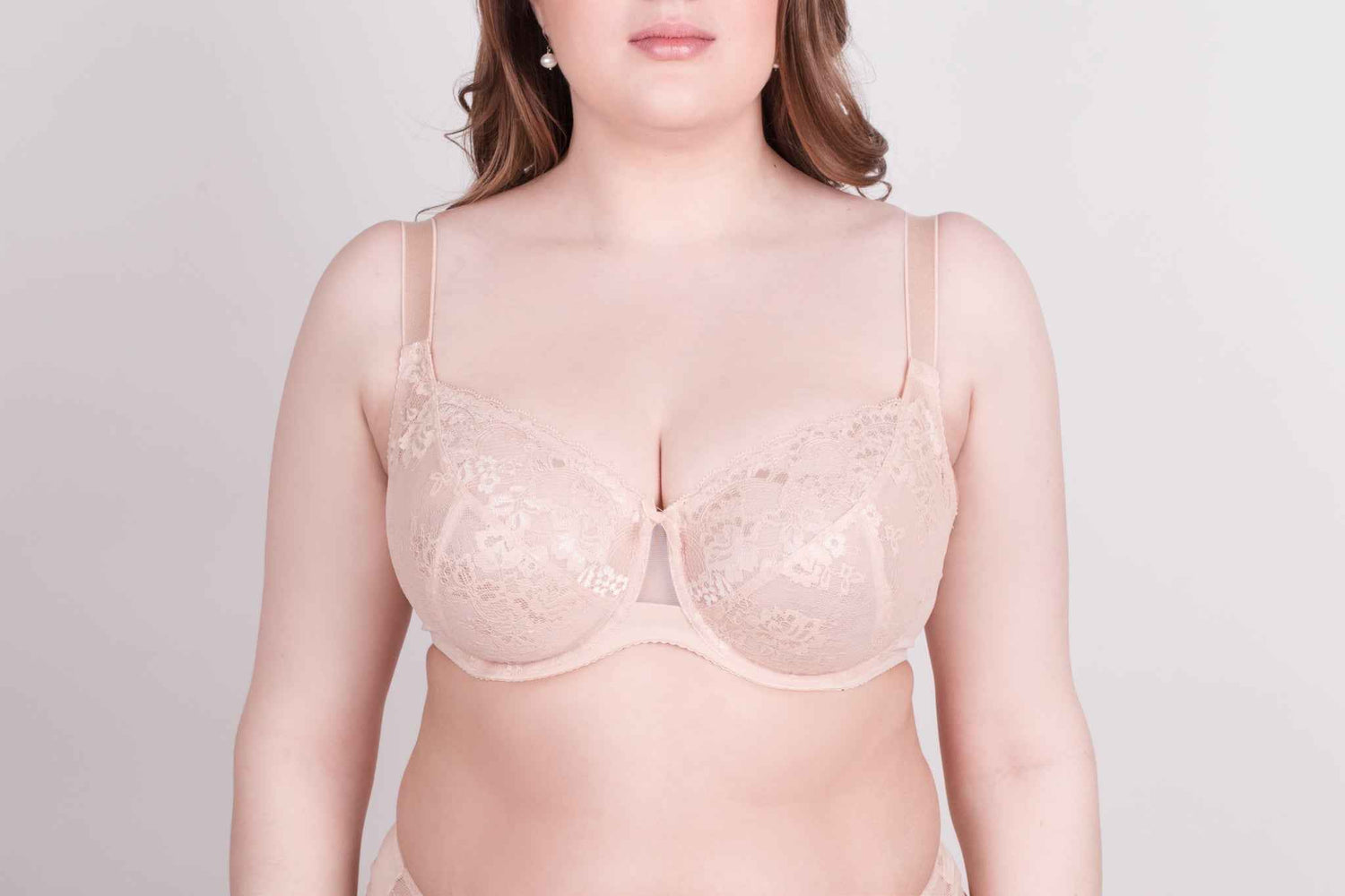 Bra Milavitsa 107180 - Underwired, Lace, Triple-Cup
