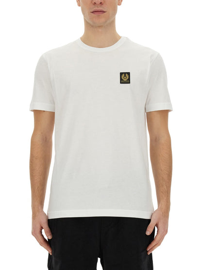 Belstaff Men T-Shirt With Logo Patch by Luosophy
