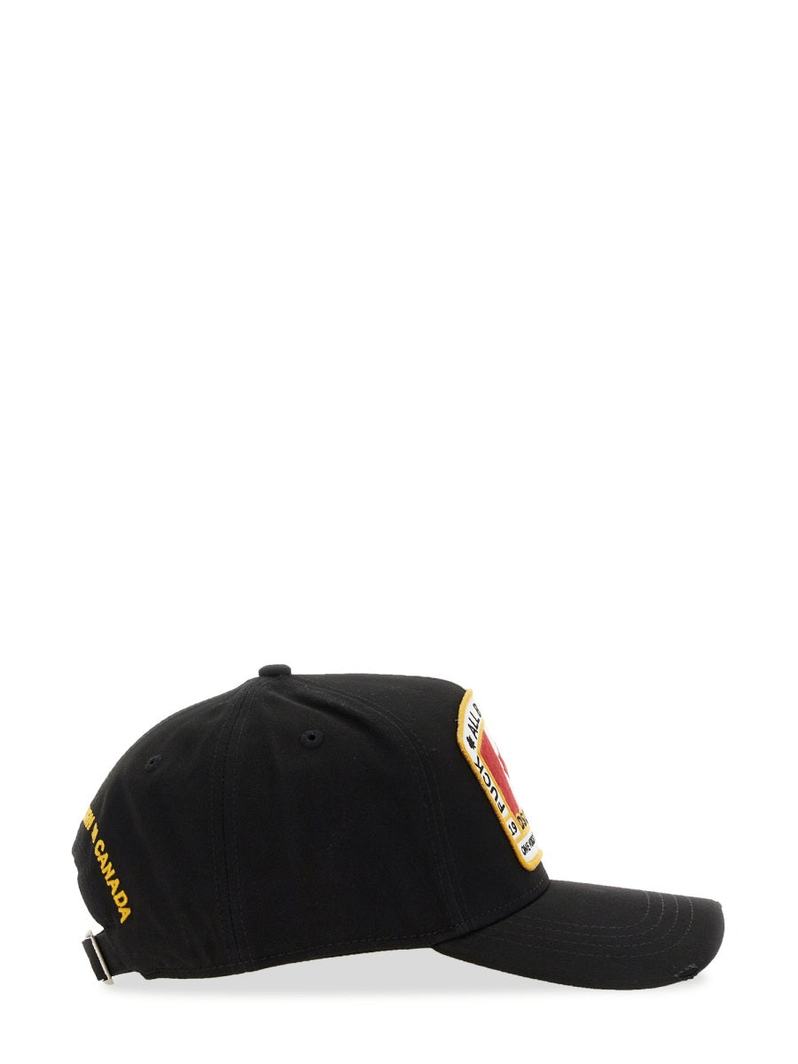 Dsquared Men Baseball Hat With Logo by Luosophy