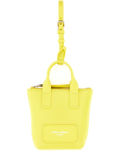 Dolce &amp; Gabbana Unisex Leather "Minibag" Charm by Luosophy
