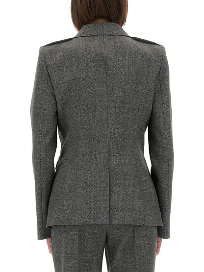 Alexander Mcqueen Women Wool Jacket by Luosophy