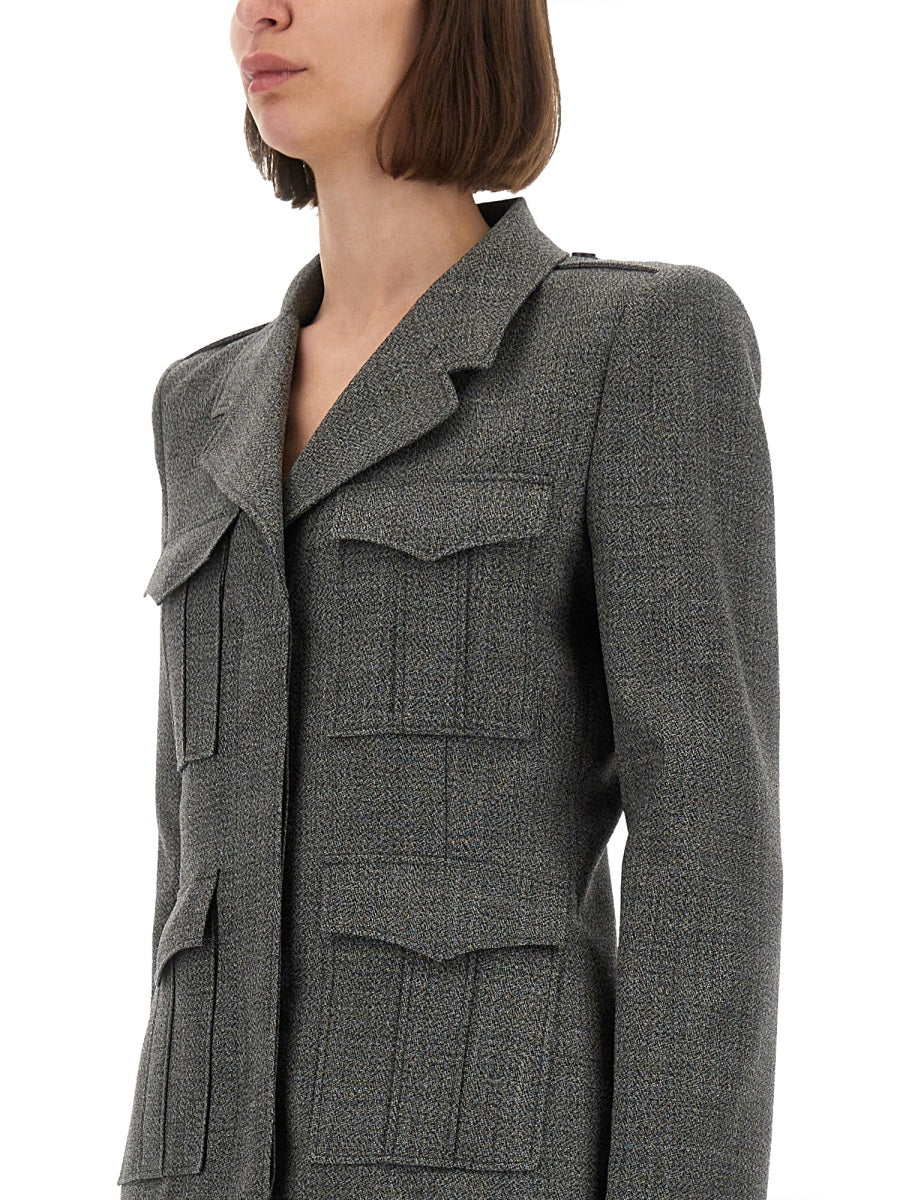 Alexander Mcqueen Women Wool Jacket by Luosophy