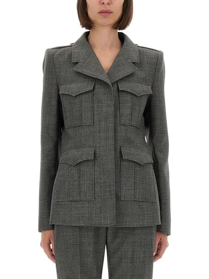 Alexander Mcqueen Women Wool Jacket by Luosophy