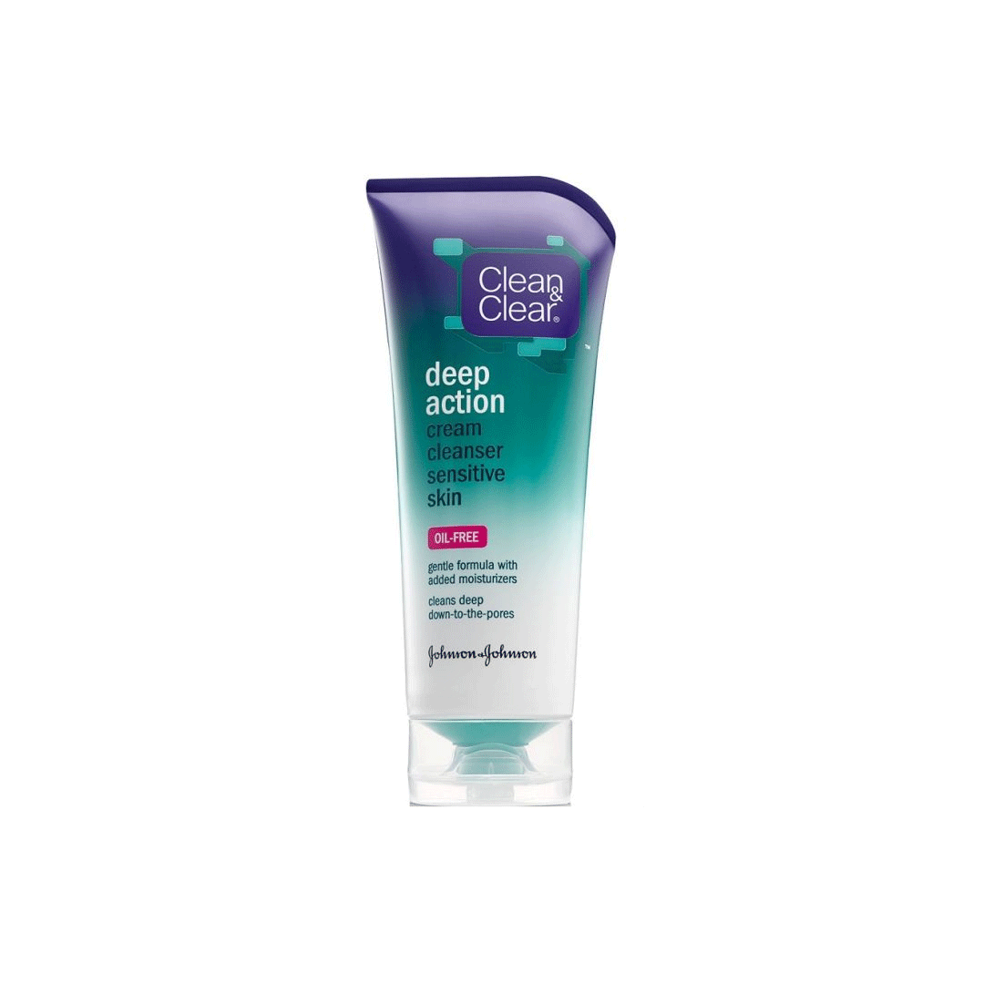 Clean &amp; Clear Deep Action Cream Facial Cleanser For Sensitive Skin, 6.5 Fl Oz by Pasteur Pharmacy