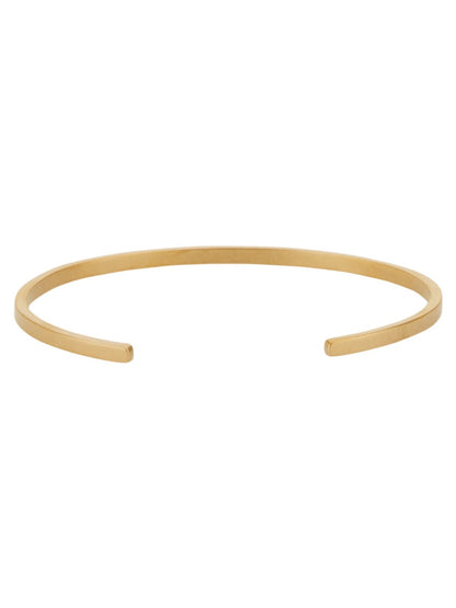 Maison Margiela Women Open Bracelet With Logo by Luosophy