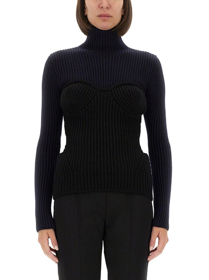 Jean Paul Gaultier Women Shirt With Corset by Luosophy