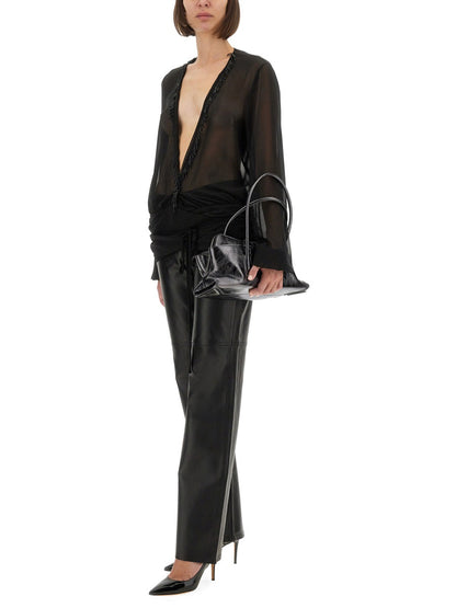 The Attico Women Embroidered Georgette Blouse by Luosophy
