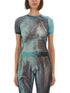 Jean Paul Gaultier Women "Water" Mesh T-Shirt by Luosophy
