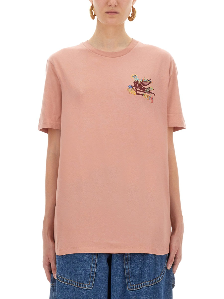 Etro Women T-Shirt With Pegasus by Luosophy