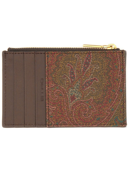 Etro Men Card Holder "Arnica" With Pegasus by Luosophy